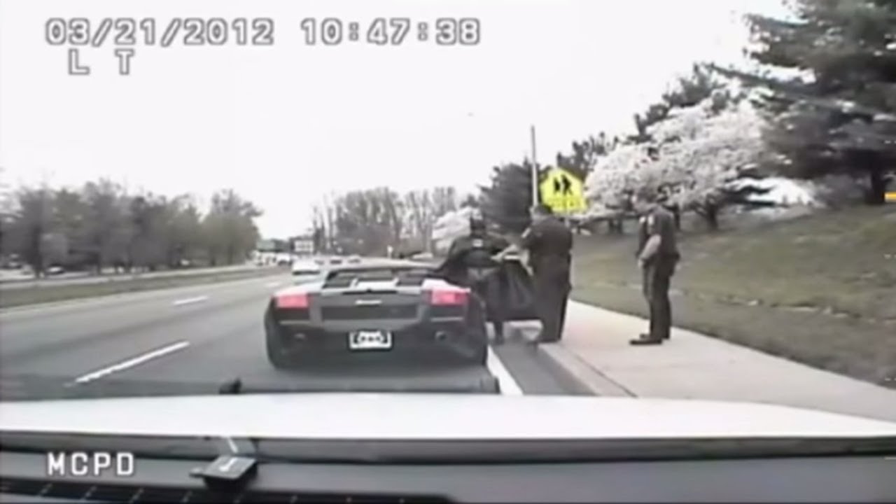Raw Video: Batman Pulled Over