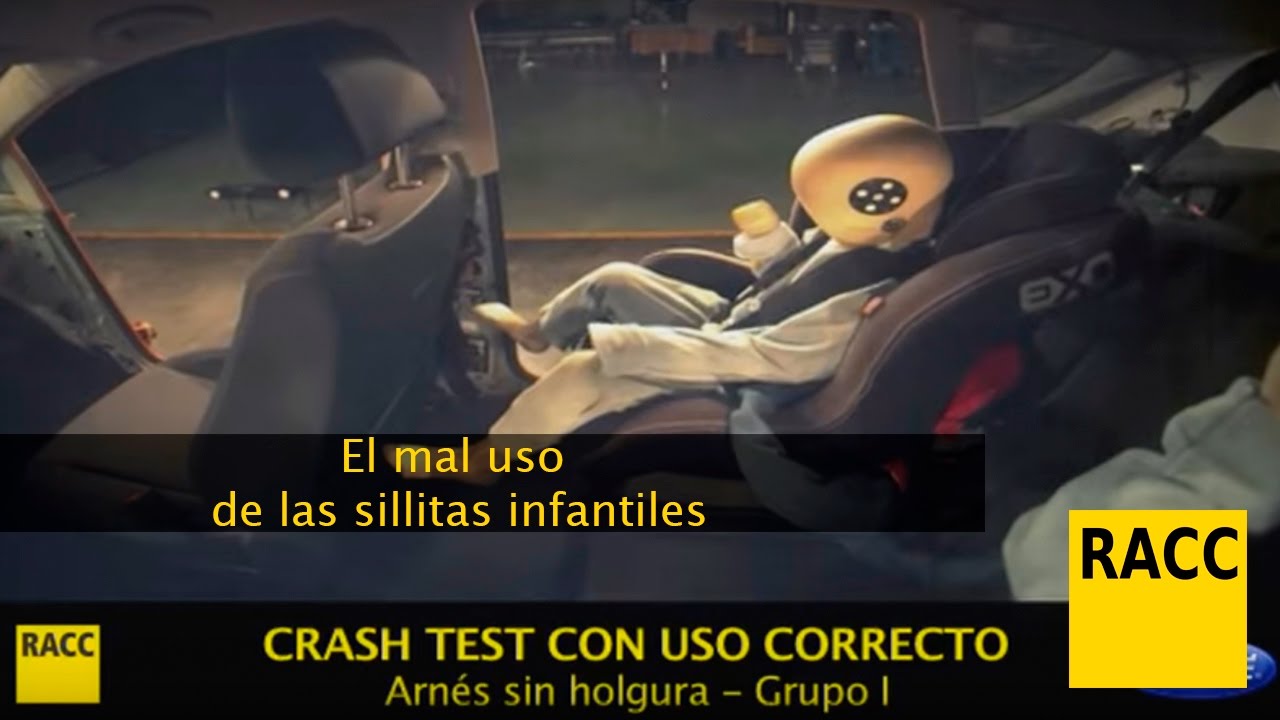 El mal uso de las sillitas infantiles