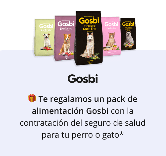 GOSBI CASTELLANO (2) Promoción pienso de mascotas Gosbi por la contratación de un seguro de mascotas