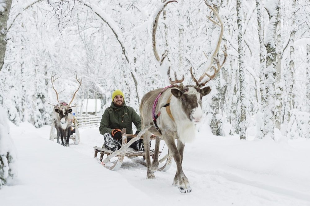 Actividades de nieve en Laponia