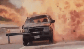 Explosión de coche