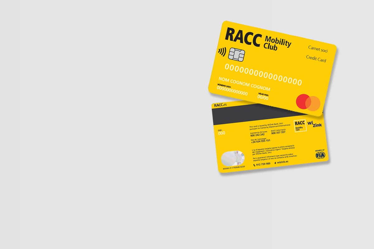 Nova targeta RACC Master by WiZink