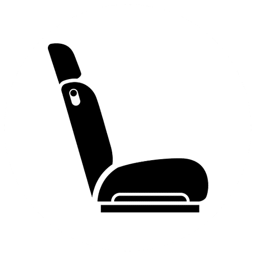Icono del asiento de un coche