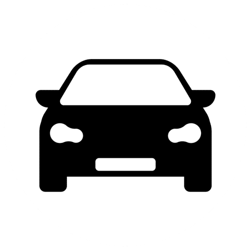 Icono de un coche visto de frente