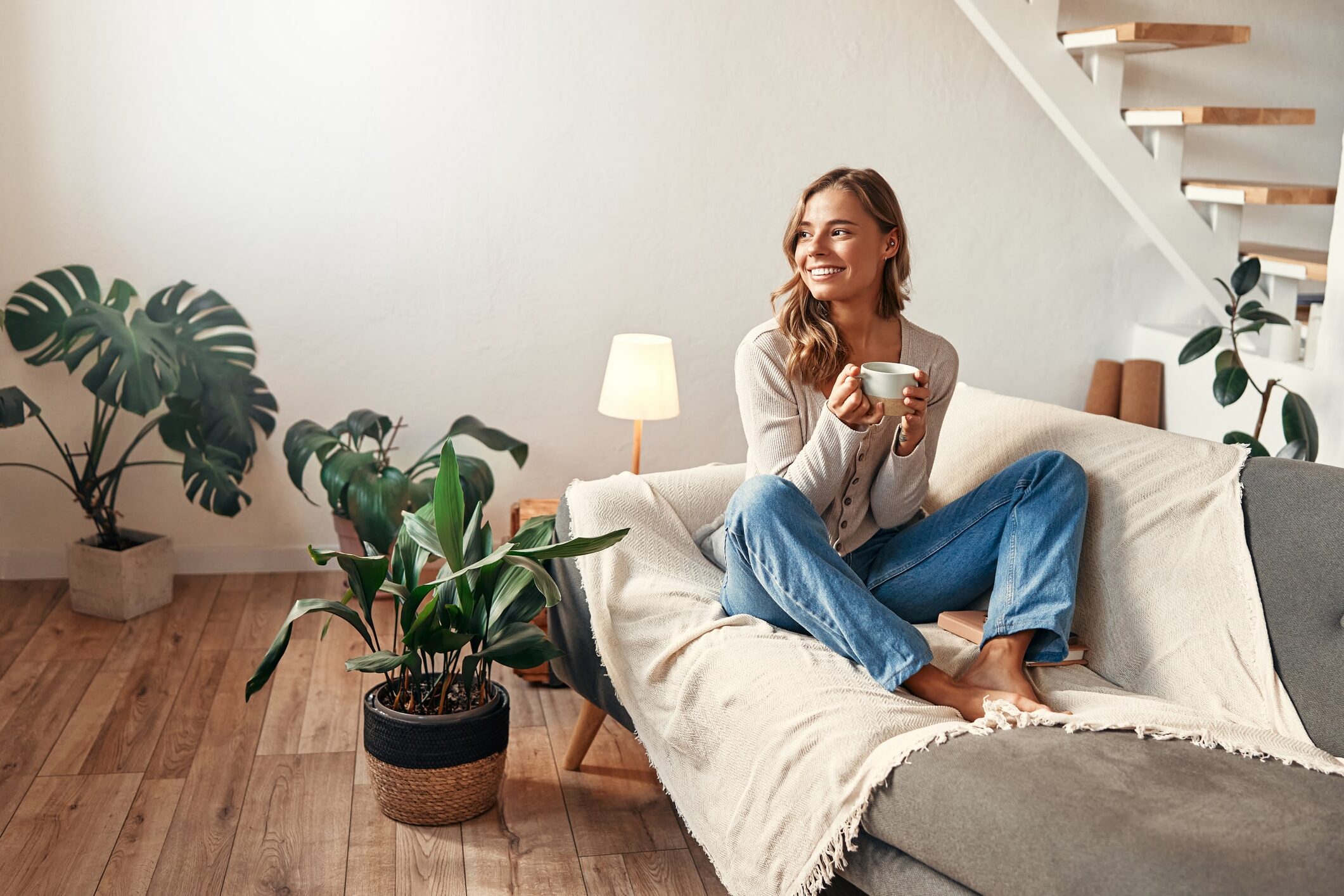 Woman at home